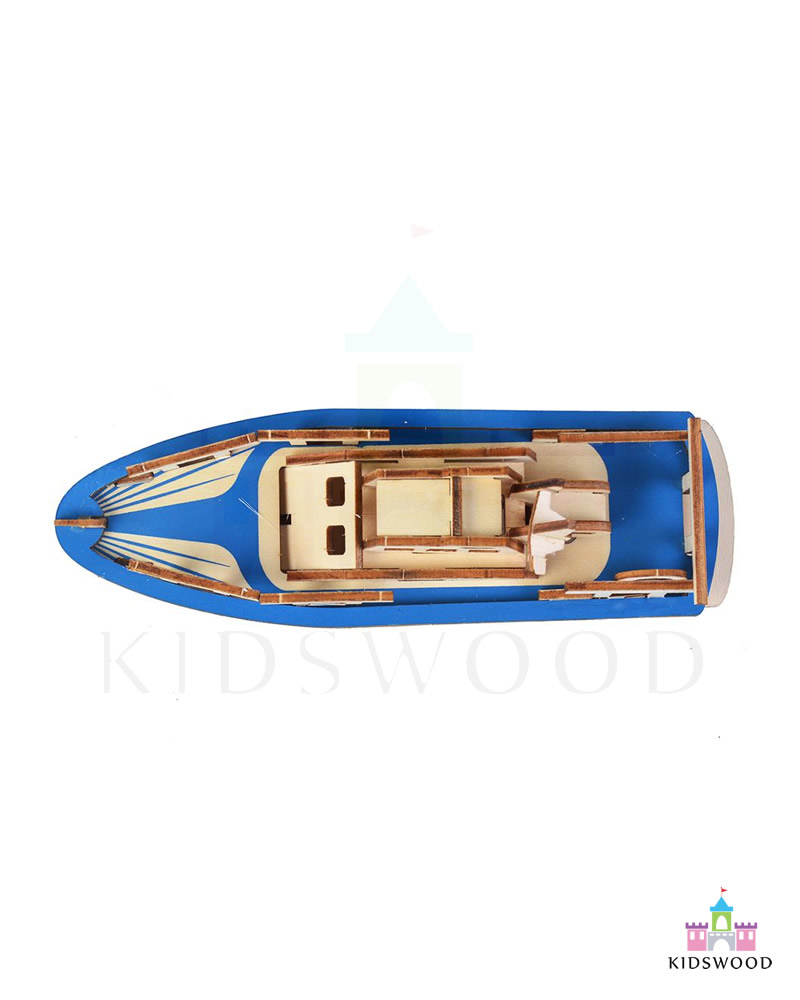 Wooden 3D Life Boat Puzzle